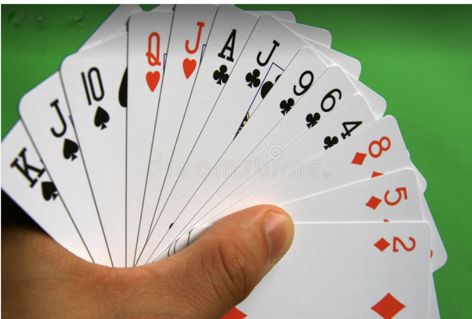 A hand of cards