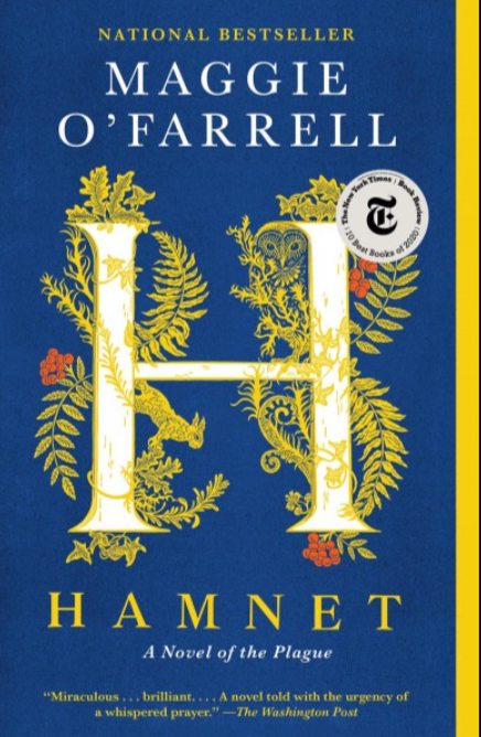 The book Hamnet by Maggie O'Farrell