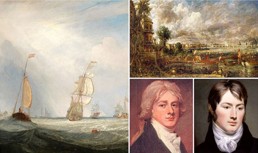 Pictures of and by Constable and Turner to illustrate a talk by David Brindley