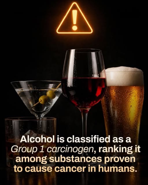 A picture of glasses of alcohol with a danger sign above them